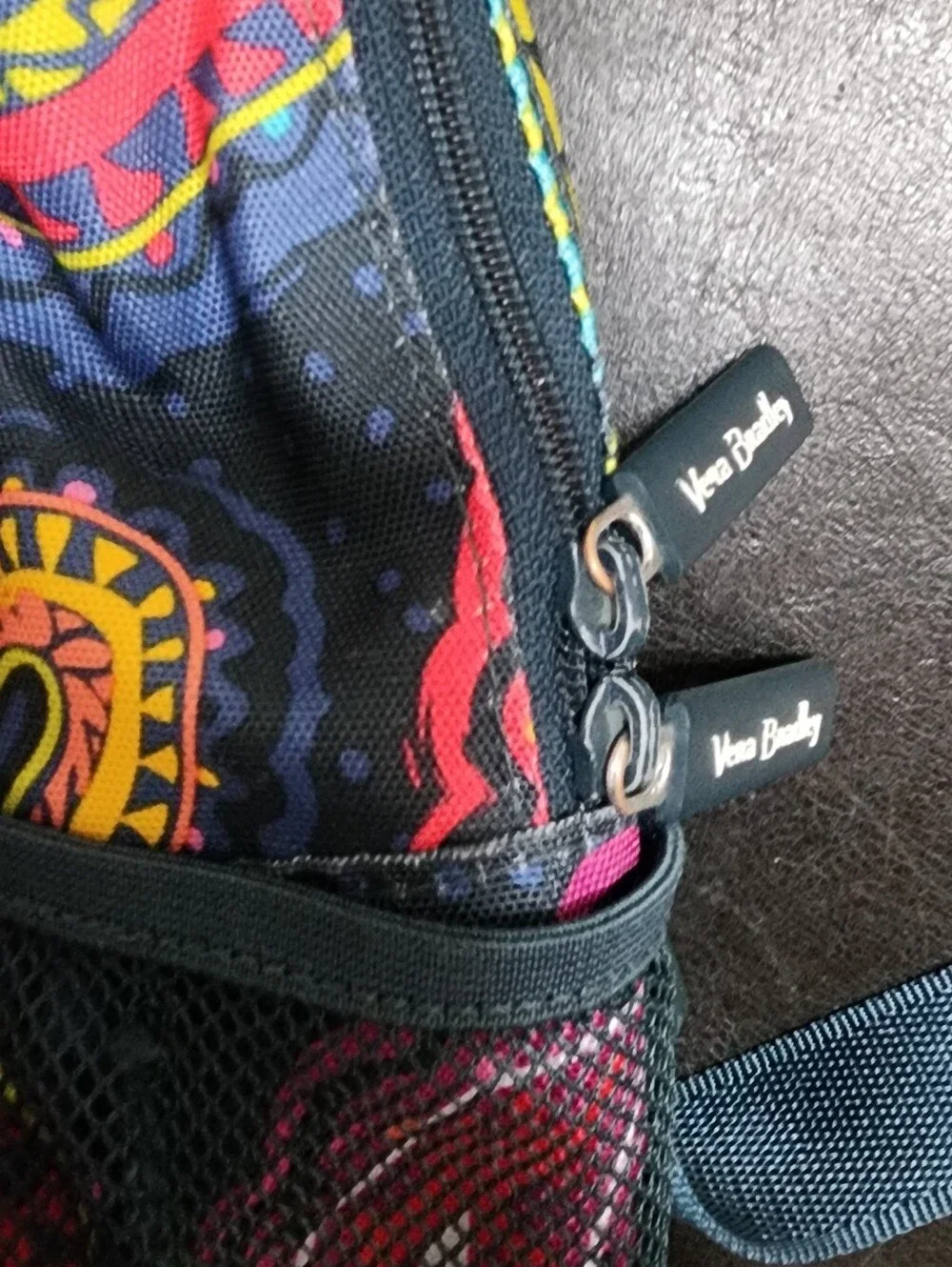 Vera Bradley Lighten‎ Up Essential Backpack in Twilight Paisley Pattern